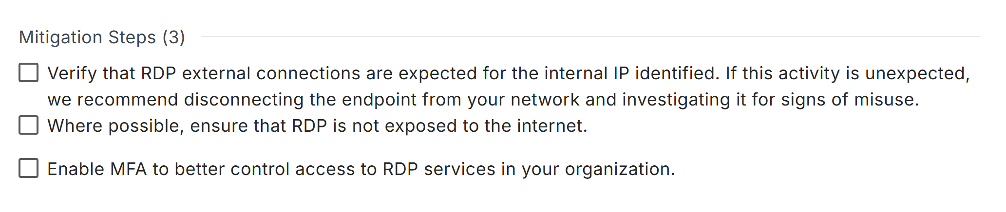 ARO remediation