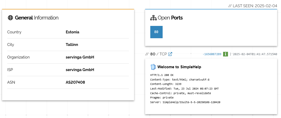 Shodan RMM Server