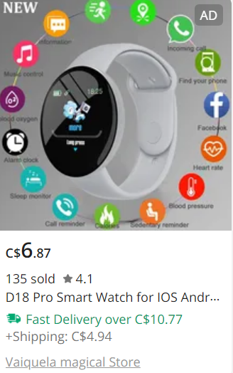 Image of wearable smartwatch